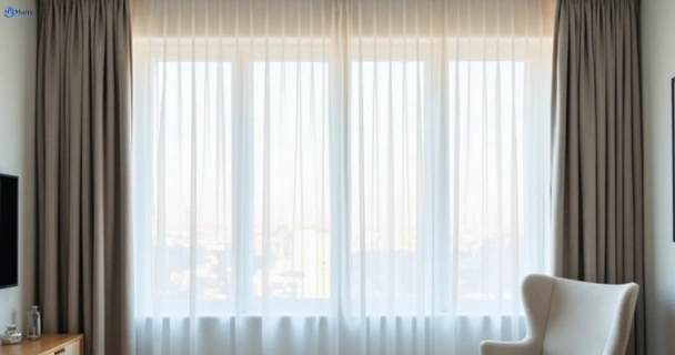 Restored vibrant drapes in bundall QLD after Matty Curtain Cleaning