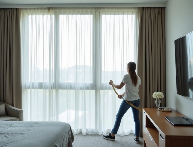 Bundall Sheer Curtain Cleaning